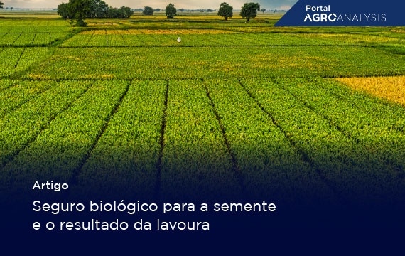 Seguro biológico para a semente e o resultado da lavoura